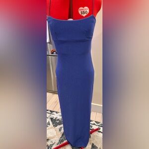 City Triangles Royal Blue Midi Dress